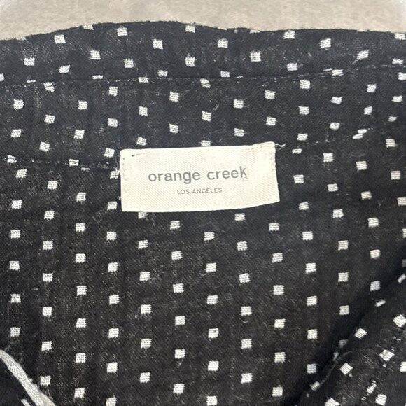 Orange Creek Black & White Polka Dot Romper Women's Size X-Large Casual Preppy - Picture 11 of 14